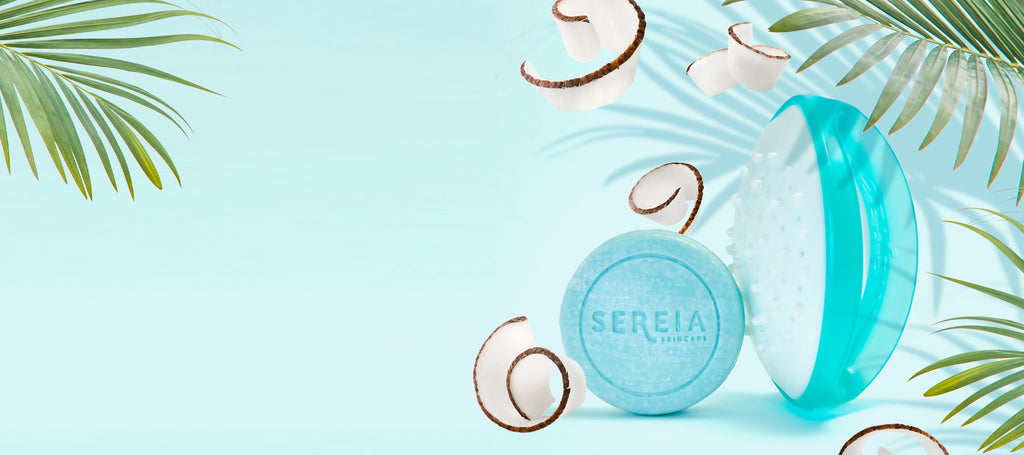 sereia body mitt and coconut cleansing bar
