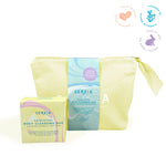 Washbag with Cleansing Bar Set (Yellow)