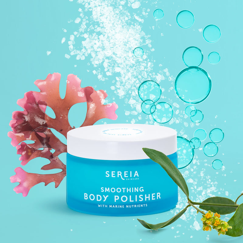 smoothing body polisher with ocean background